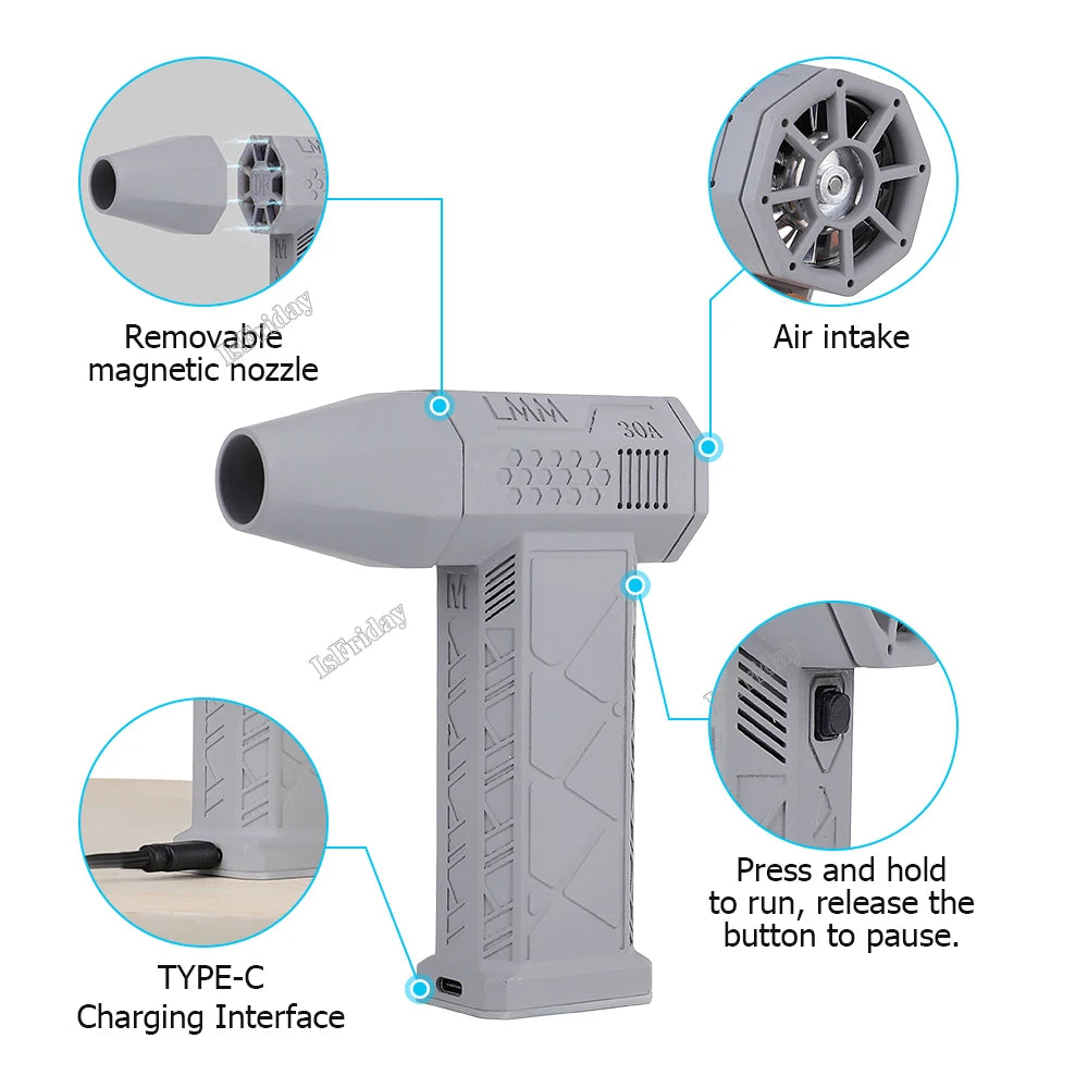 The Ultimate Mini Jet Fan: Your Go-To Pocket Dryer & Duster for Cars, Computers, and Home DIY