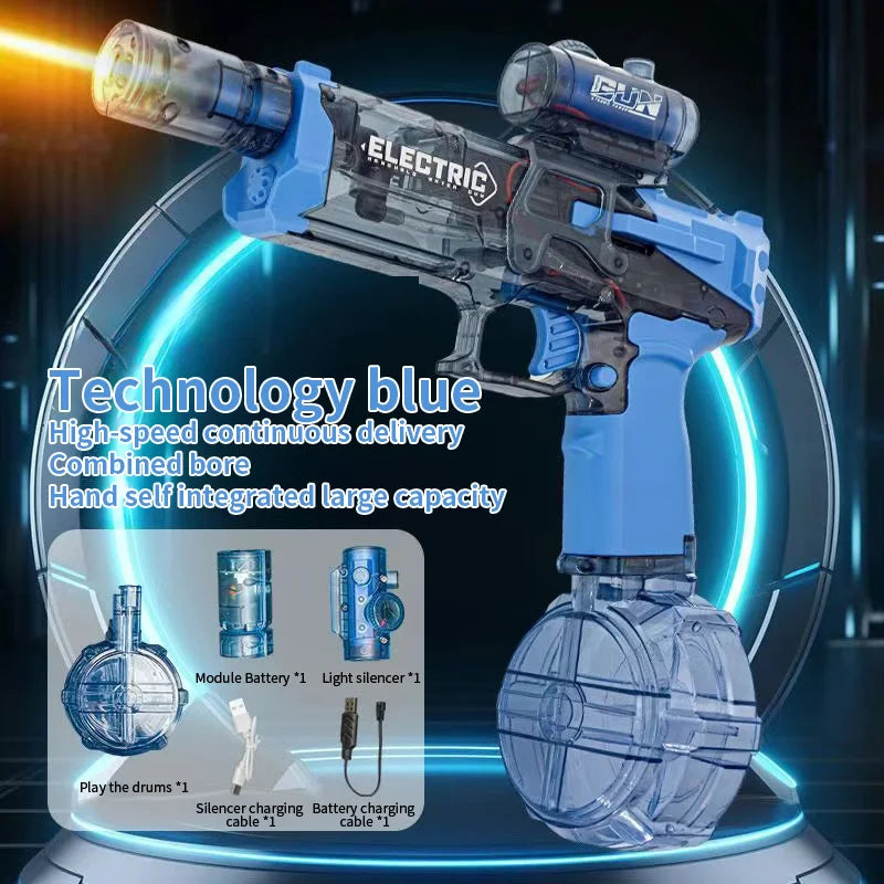 Unleash the Fun This Summer with the Ultimate Light-Up Water Blaster - High Capacity Soaking Action!