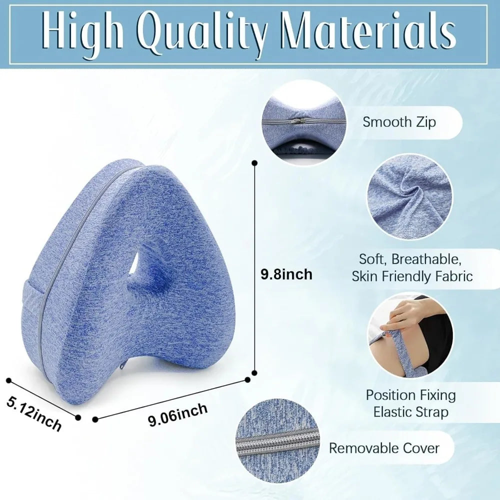 Experience Unmatched Comfort with the Revoget Ultimate Side Sleeper Pillow - Wake Up Refreshed and Pain-Free!