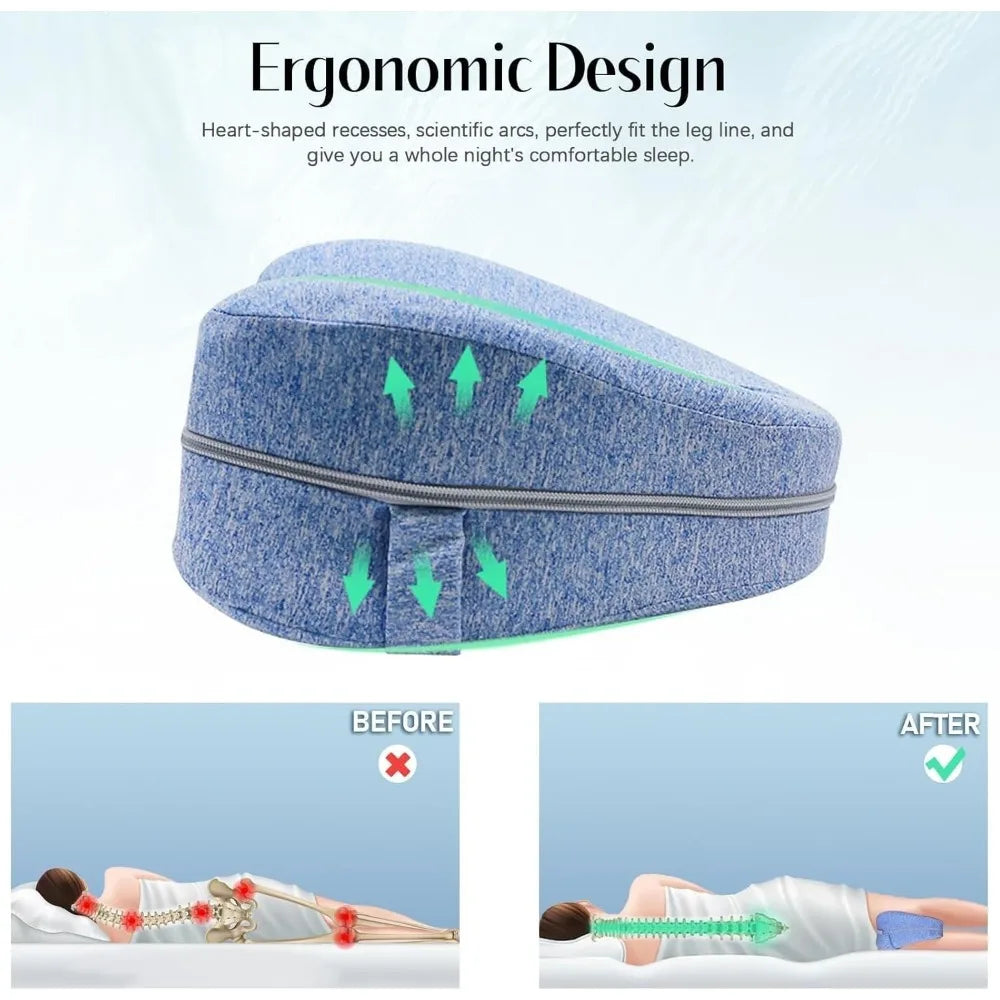 Experience Unmatched Comfort with the Revoget Ultimate Side Sleeper Pillow - Wake Up Refreshed and Pain-Free!