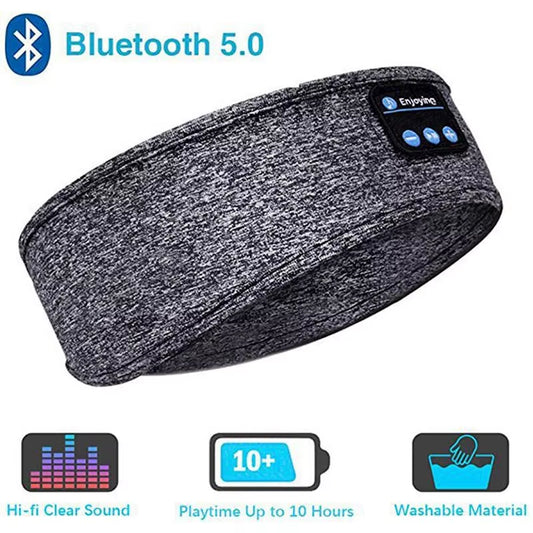 Experience Uninterrupted Rest with the Ultimate Wireless Bluetooth Sleep Mask Headband - Enjoy Music and Comfort Anywhere!