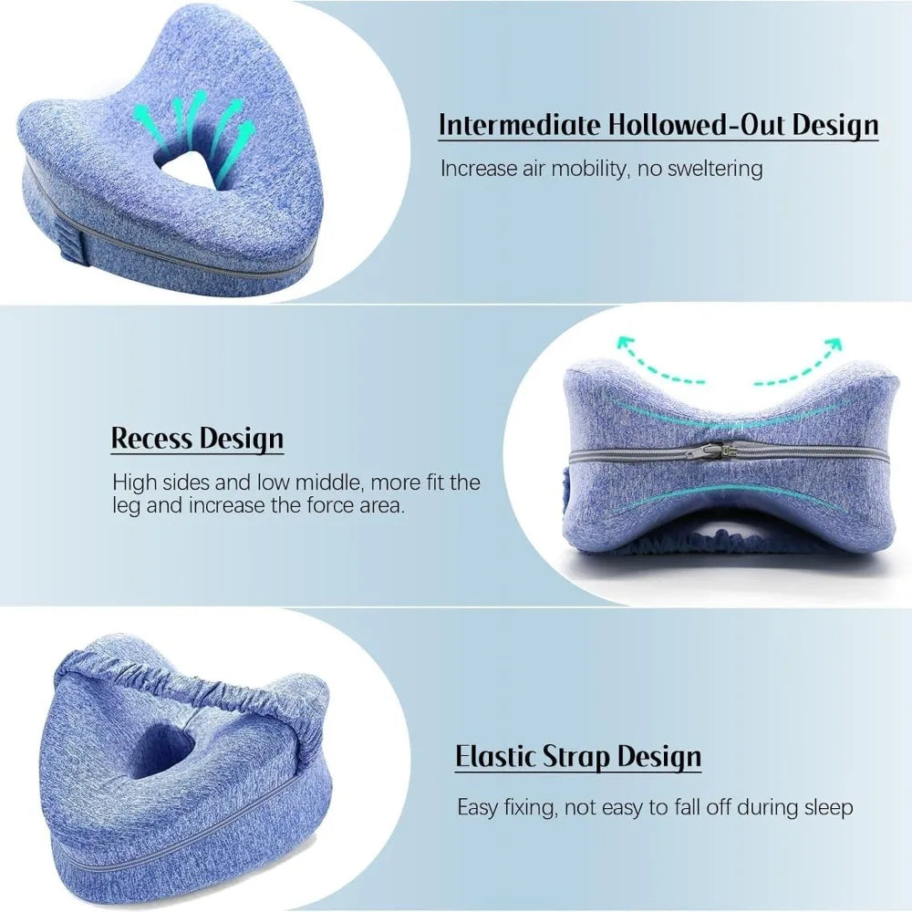 Experience Unmatched Comfort with the Revoget Ultimate Side Sleeper Pillow - Wake Up Refreshed and Pain-Free!